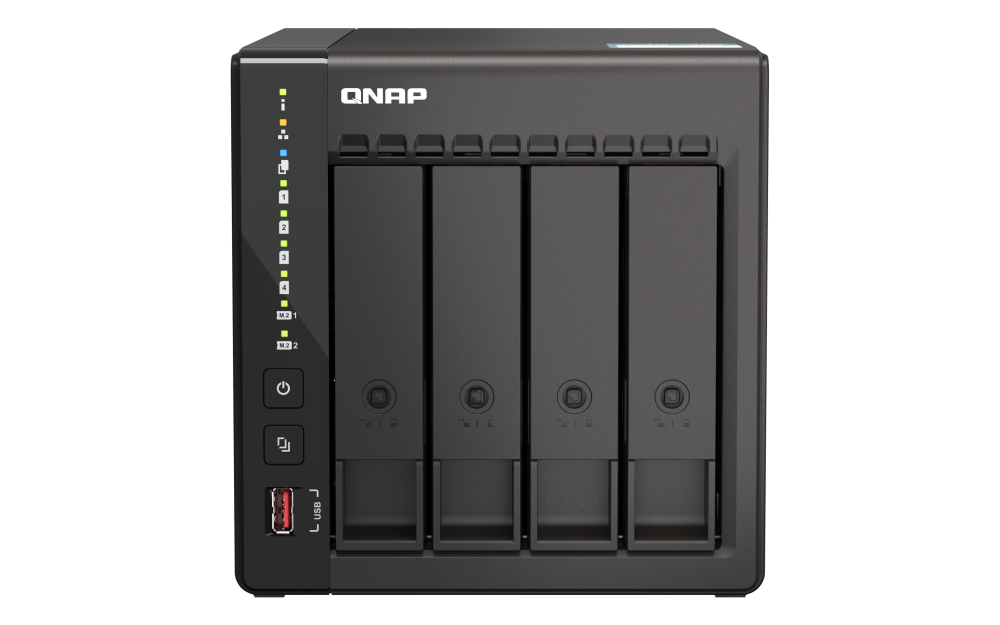 QNAP TS-453E-8G 4-bay High Performance NAS, (Diskless), QNAP