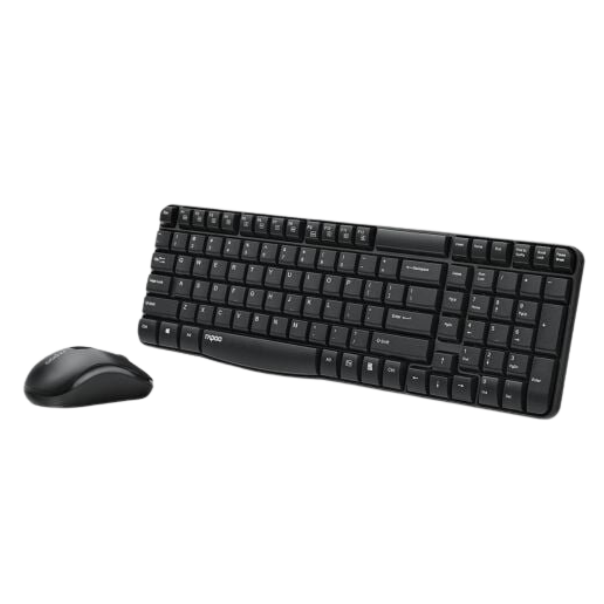 Rapoo X1800S Wireless Multimedia Keyboard & Optical Mouse AR - Black