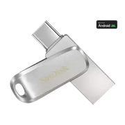 SanDisk 64GB Ultra Dual Drive Luxe USB-TYPE-C Upto 400MB/s-SDDDC4-064-G46,Silver