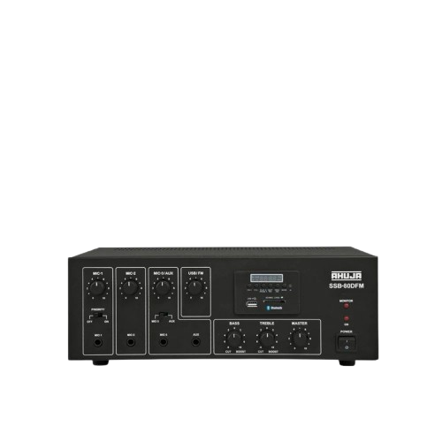 Ahuja SSB‑80DFM public address mixer amplifier 80W