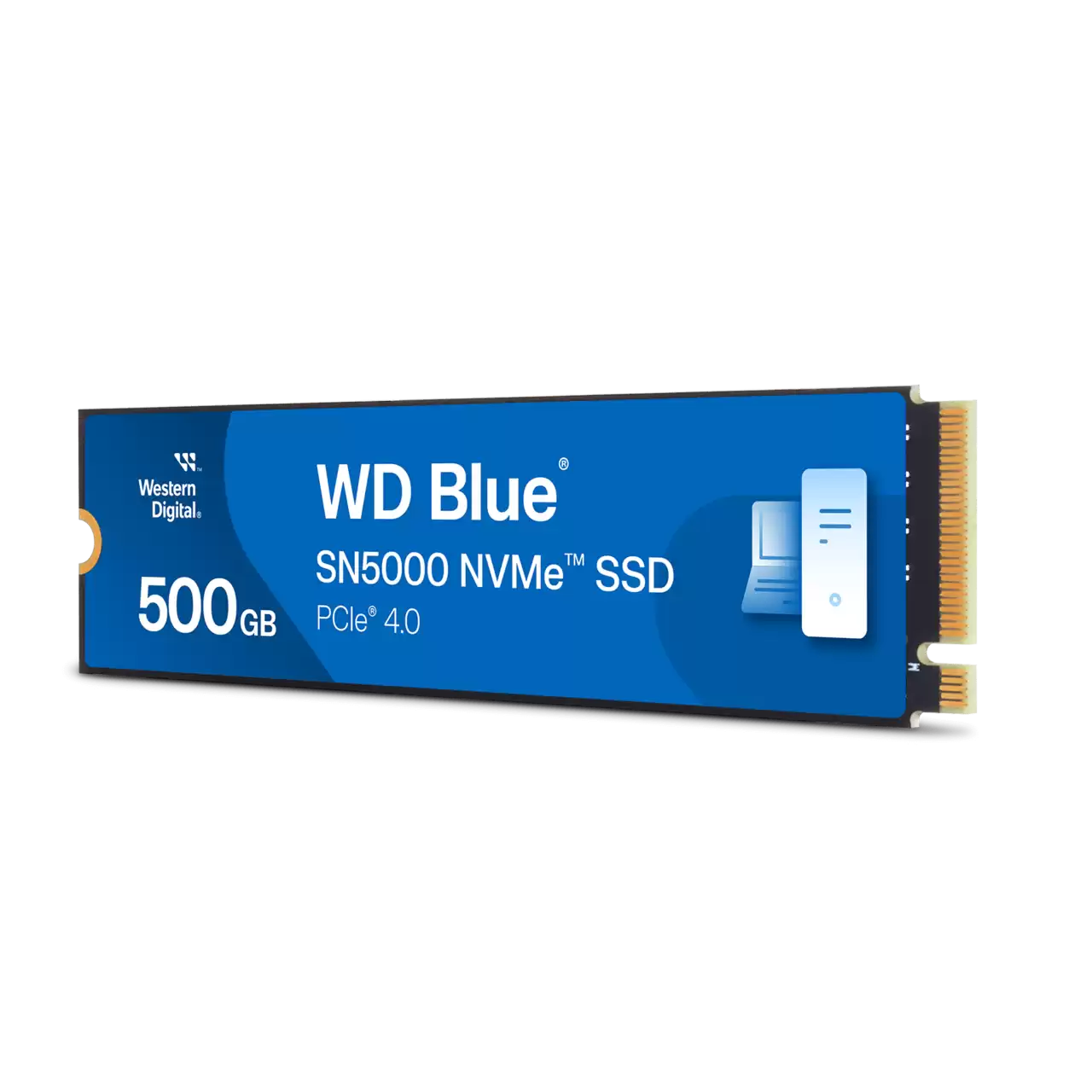 WD Blue SN5000 500GB NVMe SSD Gen4 Upto 5000Mb/s-WDS500G4B0E