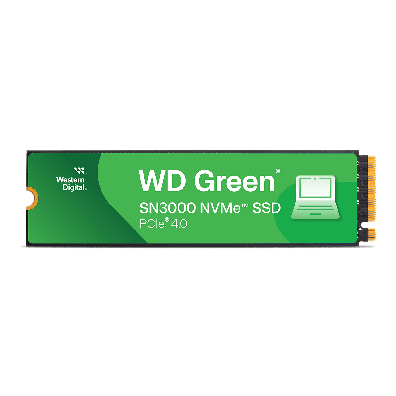 500GB NVMe SSD WD Green SN3000 Gen4 Upto 5000Mb/s WDS500G4G0E