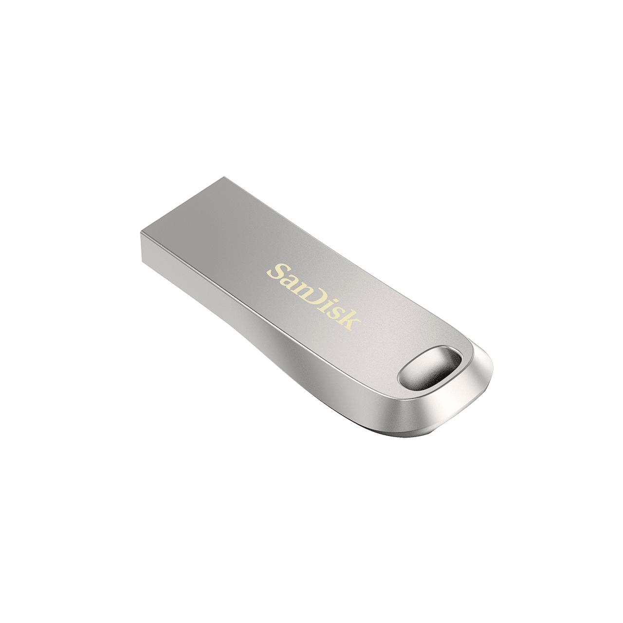 SanDisk Ultra Luxe Flash Drive - 256GB / Up to 400 MB/s / USB 3.2 Gen 1 / Silver-SDCZ74-256G-G46